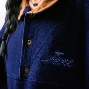 SOLD Vintage Meadowood Hotel 1/4 Pullover